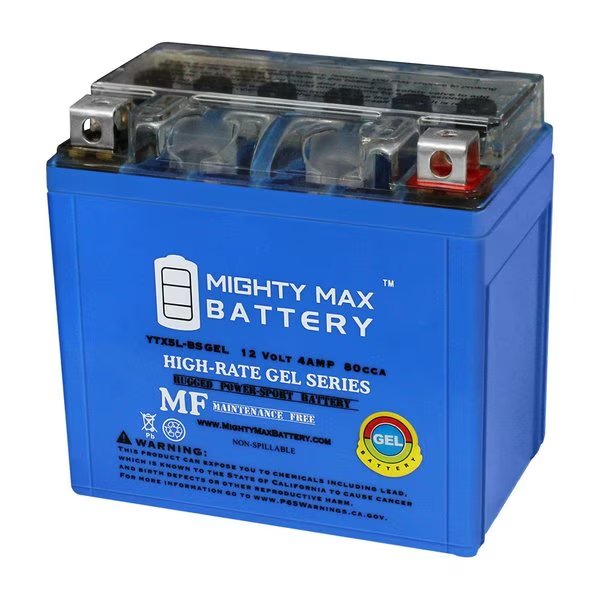 GEL Replacement Battery for Yamaha 250 WR250F 03-07, Mighty Max Battery, Mfr#: MAX3955009